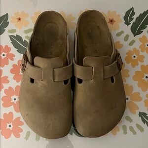 Birkenstock Tan Mules